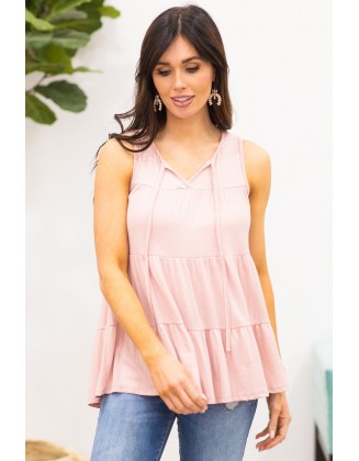 Big Choices Top in Light Pink