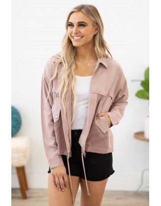 Be A Light Jacket in Mauve